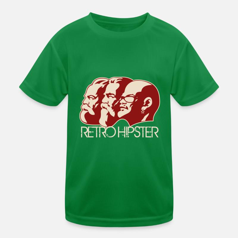 RetroHipster (Marx-Engels-Lenin-Edition) Kinder Funktions-T-Shirt