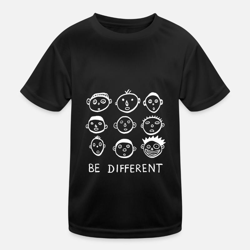 Be different be different statement cool funny Kids Functional T-Shirt