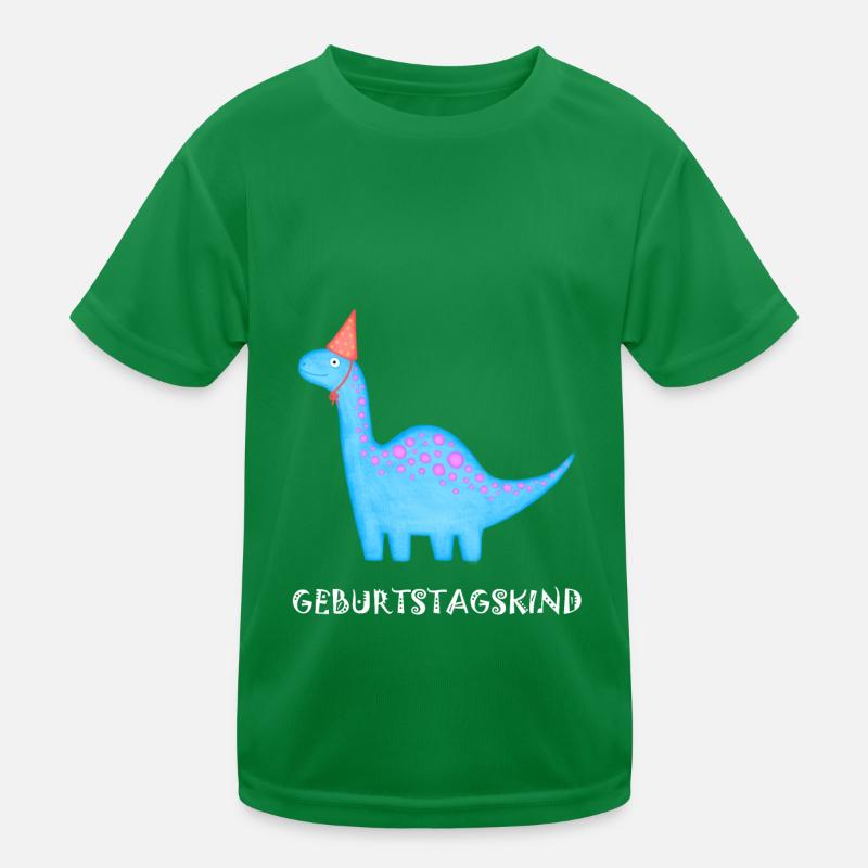 Geburtstagskind Brachiosaurus Dino Geburtstag Kinder Funktions-T-Shirt