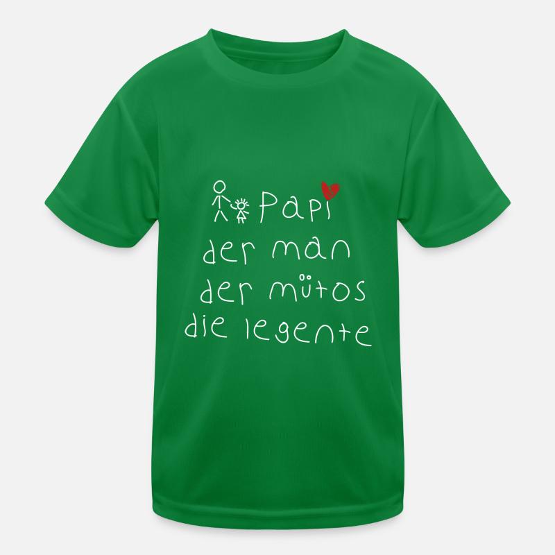 Papi - bester Papa - Mythos - Legende - Spruch Kinder Funktions-T-Shirt