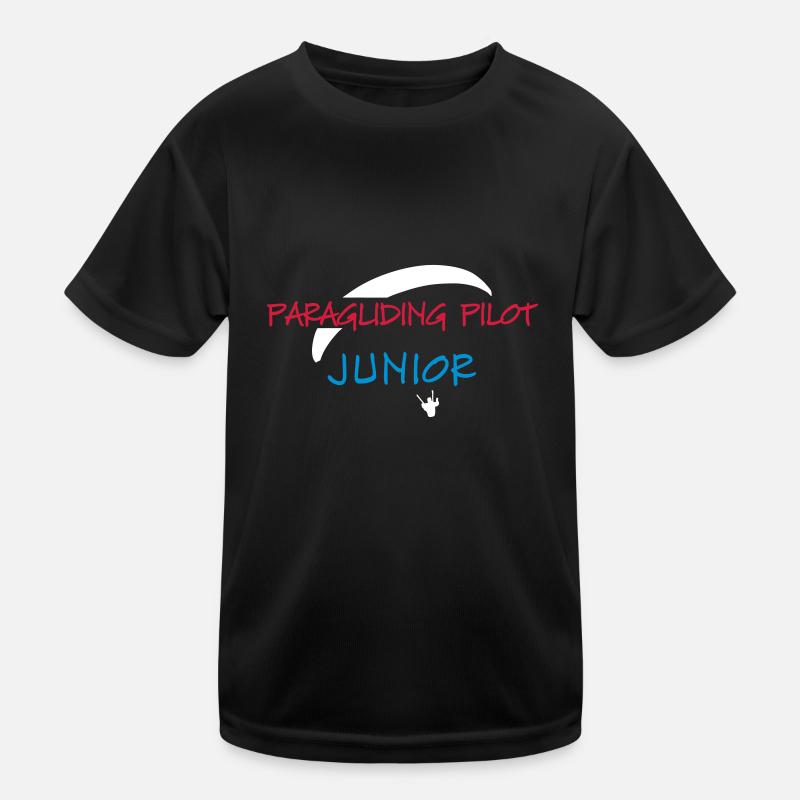 Paragliding Pilot Kinder Geschenk Baby Junior Kinder Funktions-T-Shirt