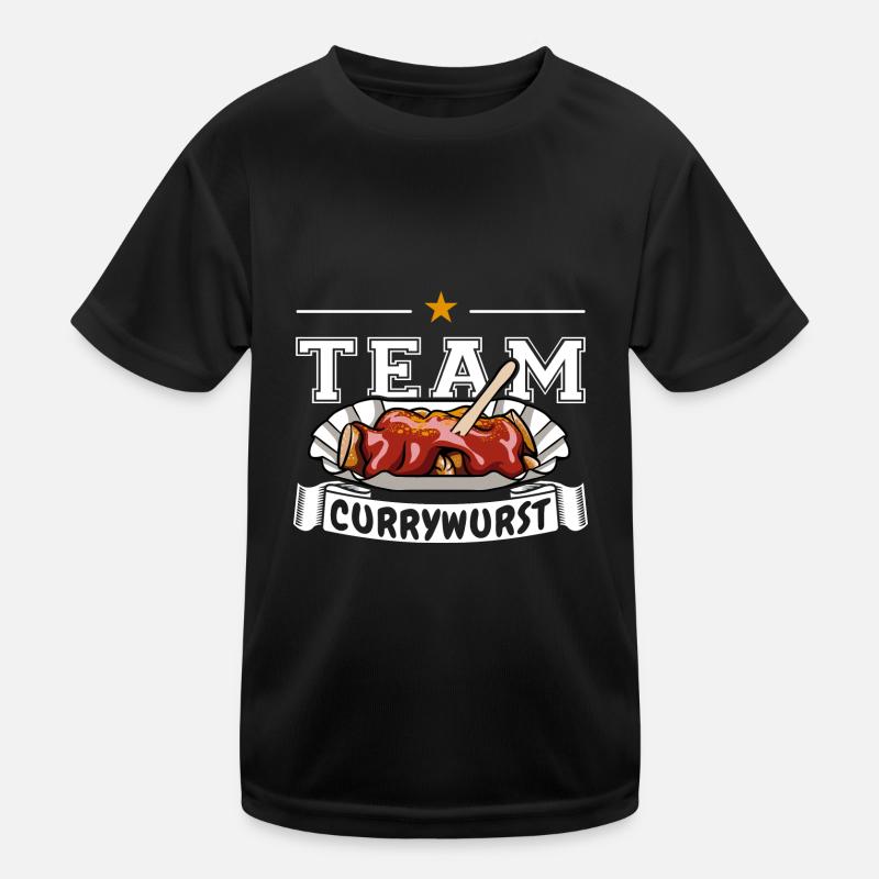 Team Currywurst - Fast Food - Spruch Kinder Funktions-T-Shirt