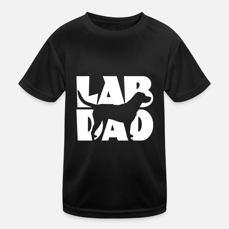 Lab Dad - Labrador - Dicton - Amoureux des chiens T-shirt sport Enfant