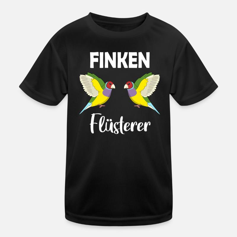 Finken-Flüsterer - Prachtfink Vogel Kinder Funktions-T-Shirt