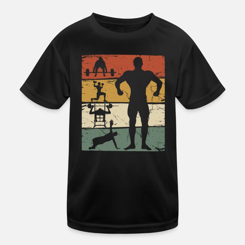 Training im Studio Kinder Funktions-T-Shirt