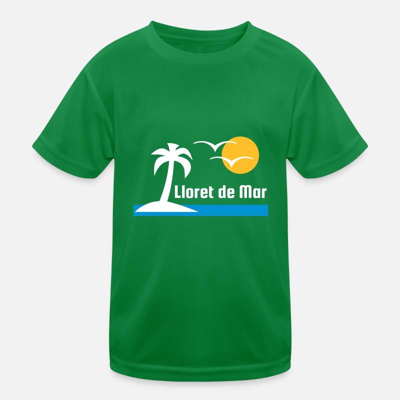 Lloret de Mar (île, palmier, soleil, oiseaux, mer) T-shirt sport Enfant