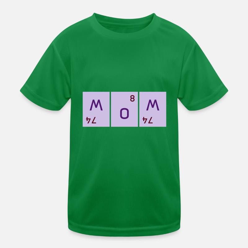 Mom (tungsten twisted twice, oxygen) Kids Functional T-Shirt