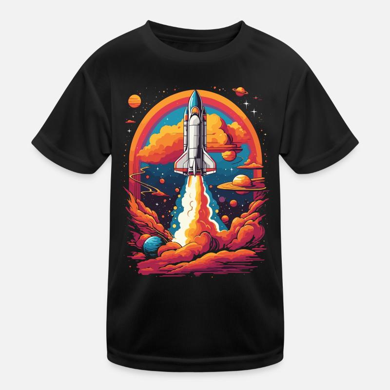 Voyage spatial Astronautes & Space Shuttle Dream T-shirt sport Enfant