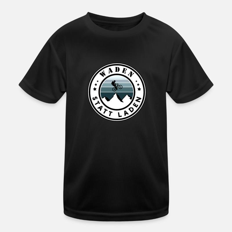 Waden statt laden Kinder Funktions-T-Shirt