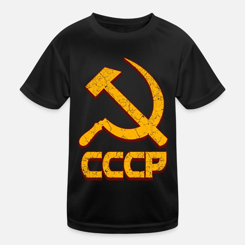 USSR - Soviet Union - Hammer and cresce Kids Functional T-Shirt