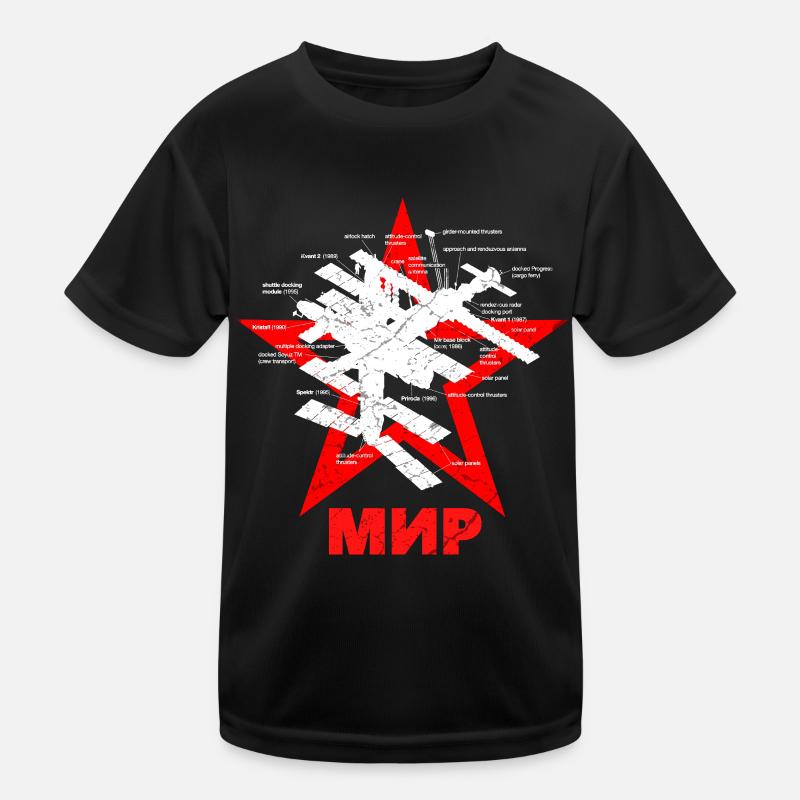 Station spatiale Mir T-shirt sport Enfant