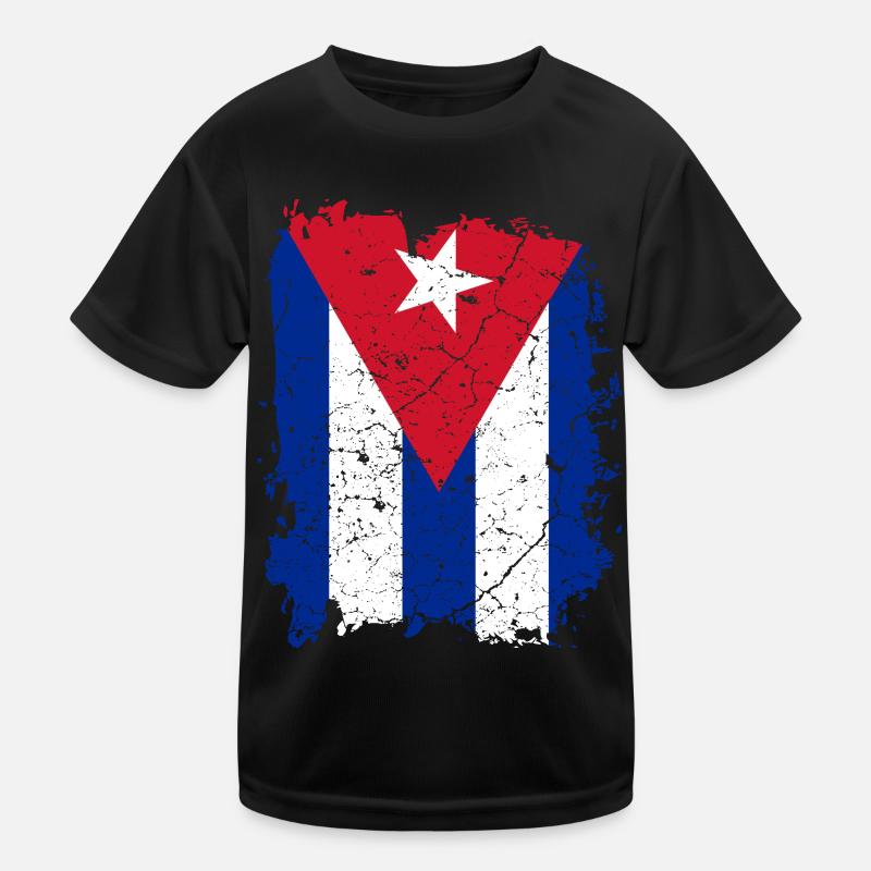 Cuba flag Kids Functional T-Shirt