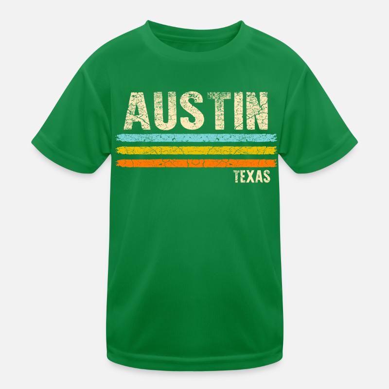 Austin Texas Kids Functional T-Shirt
