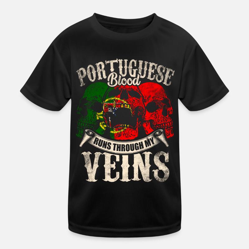 Le sang portugais coule dans mes veines T-shirt sport Enfant