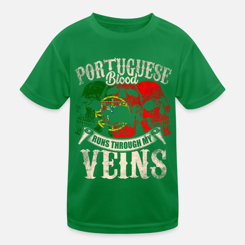 Le sang portugais coule dans mes veines T-shirt sport Enfant