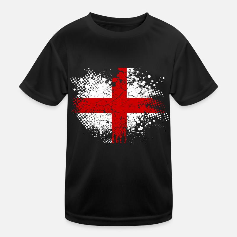 Union Jack - Kids Functional T-Shirt - black