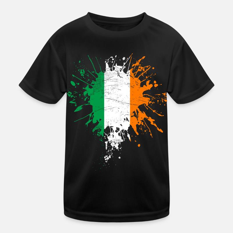 Irland Flagge Kinder Funktions-T-Shirt