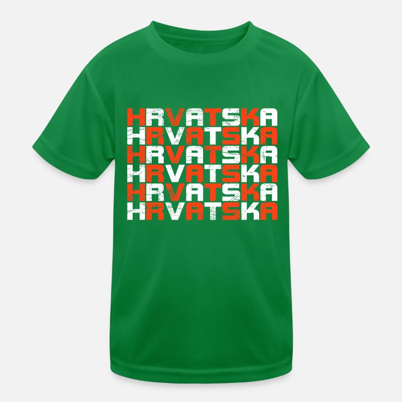 Hrvatska Kids Functional T-Shirt