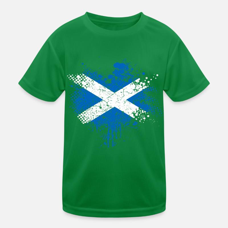 Scotland flag Kids Functional T-Shirt