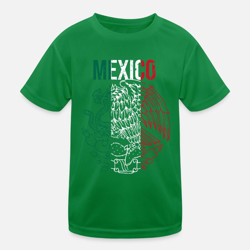 Mexiko Wappen Kinder Funktions-T-Shirt