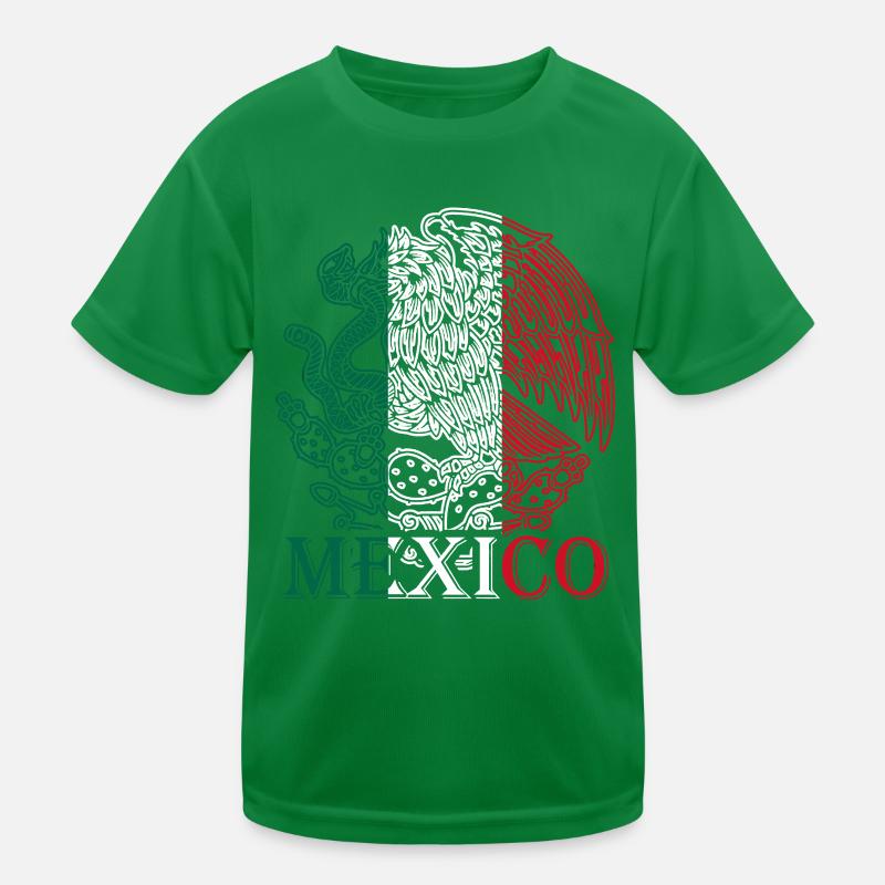 Mexiko Adler Wappen Kinder Funktions-T-Shirt