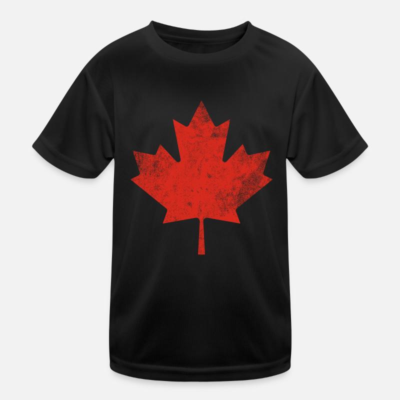 Canada Feuille d’érable T-shirt sport Enfant