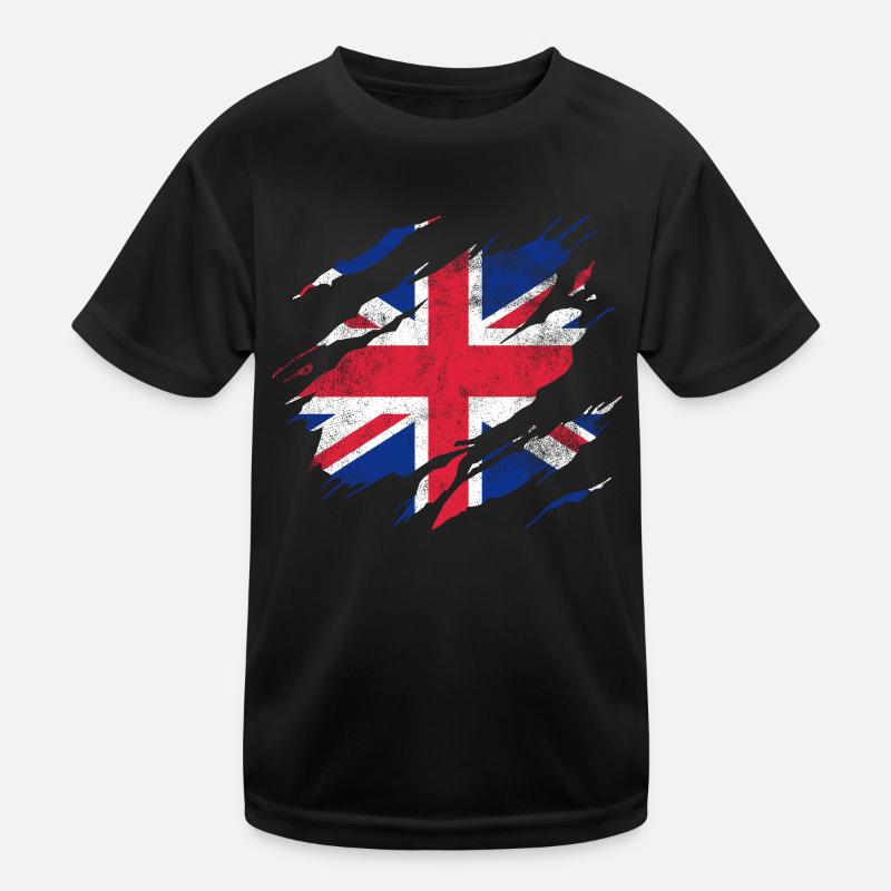British flag Kids Functional T-Shirt