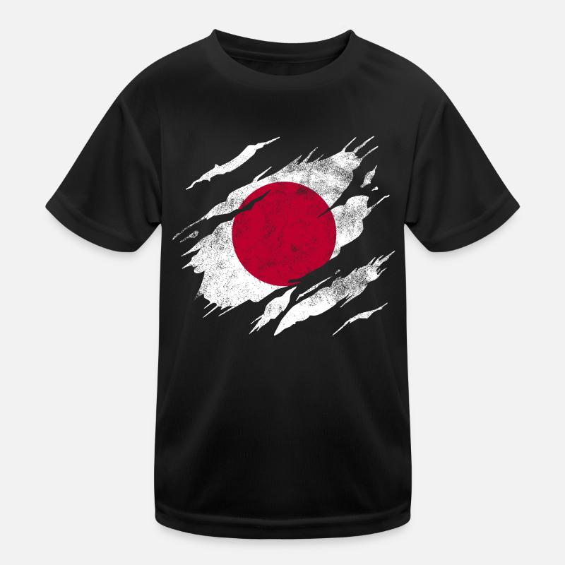 Drapeau du Japon T-shirt sport Enfant