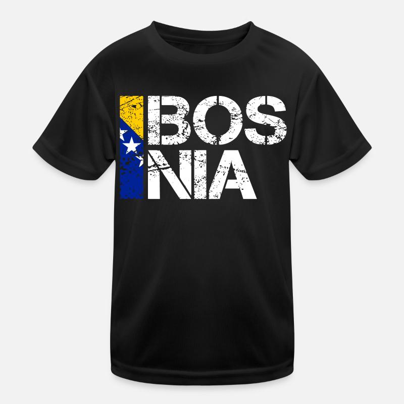 Bosnien Kinder Funktions-T-Shirt