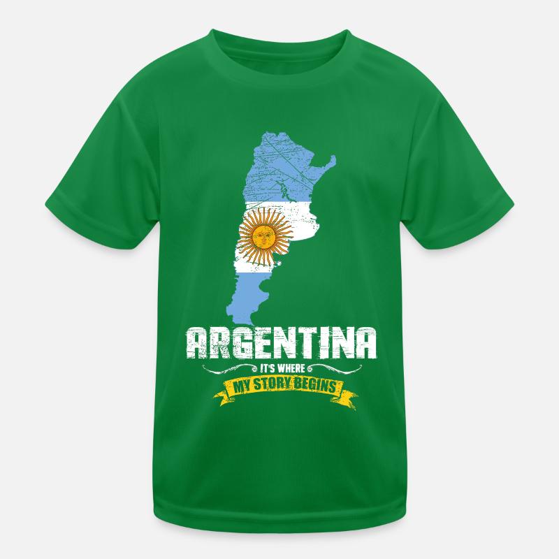 Argentina Kids Functional T-Shirt