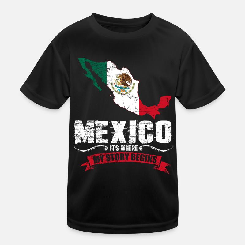 Mexico Kids Functional T-Shirt