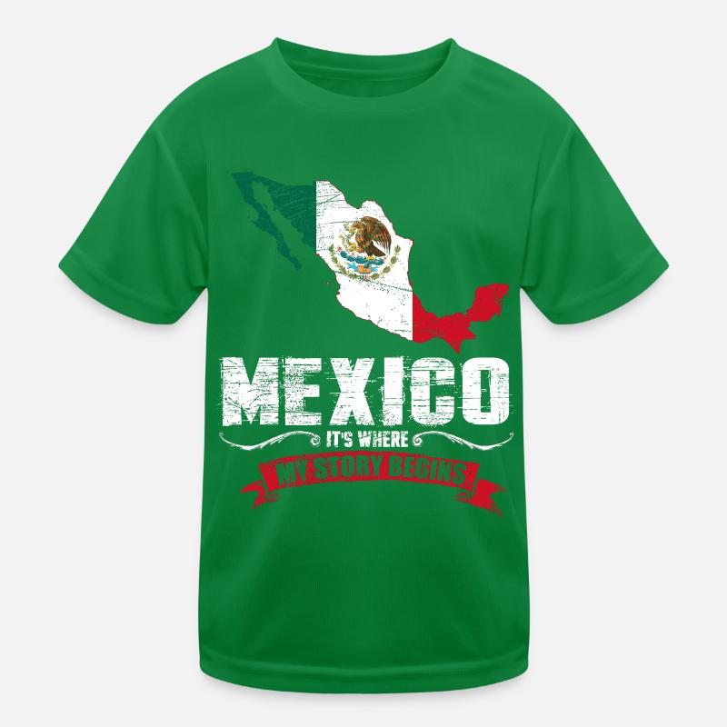 Mexico Kids Functional T-Shirt