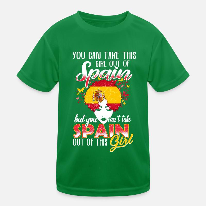 Spanisches Mädchen Kinder Funktions-T-Shirt