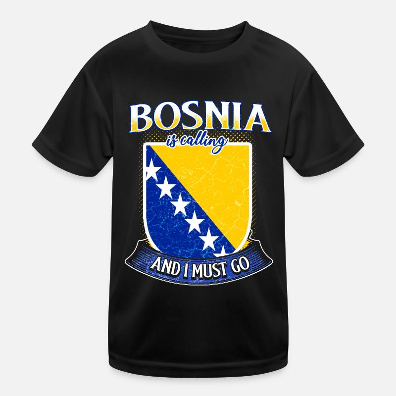 Bosnia is calling Kids Functional T-Shirt