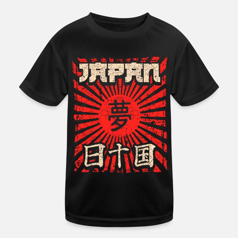 Japanisches Design Kinder Funktions-T-Shirt