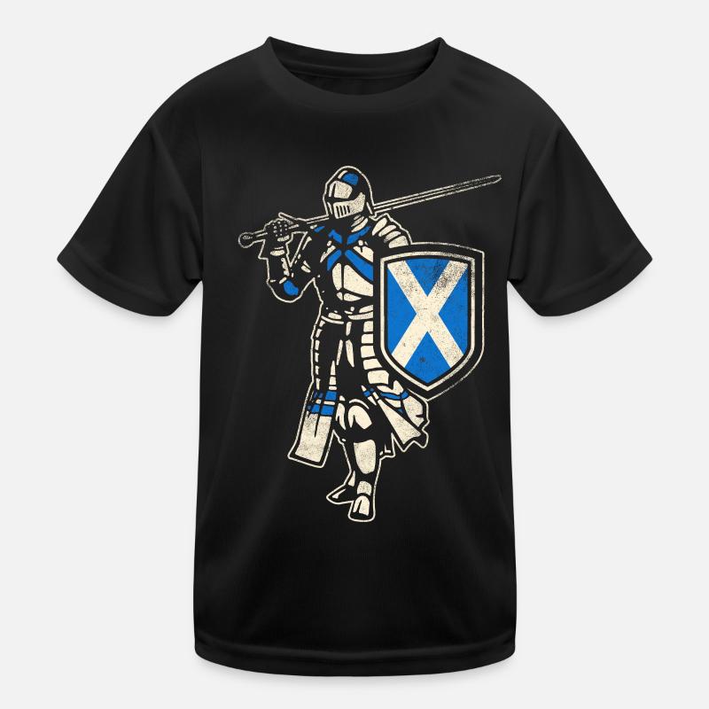Chevalier écossais T-shirt sport Enfant