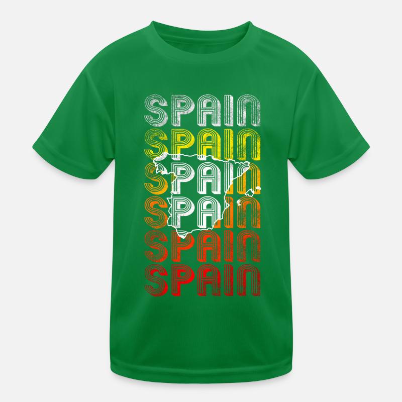 Spanien Kinder Funktions-T-Shirt