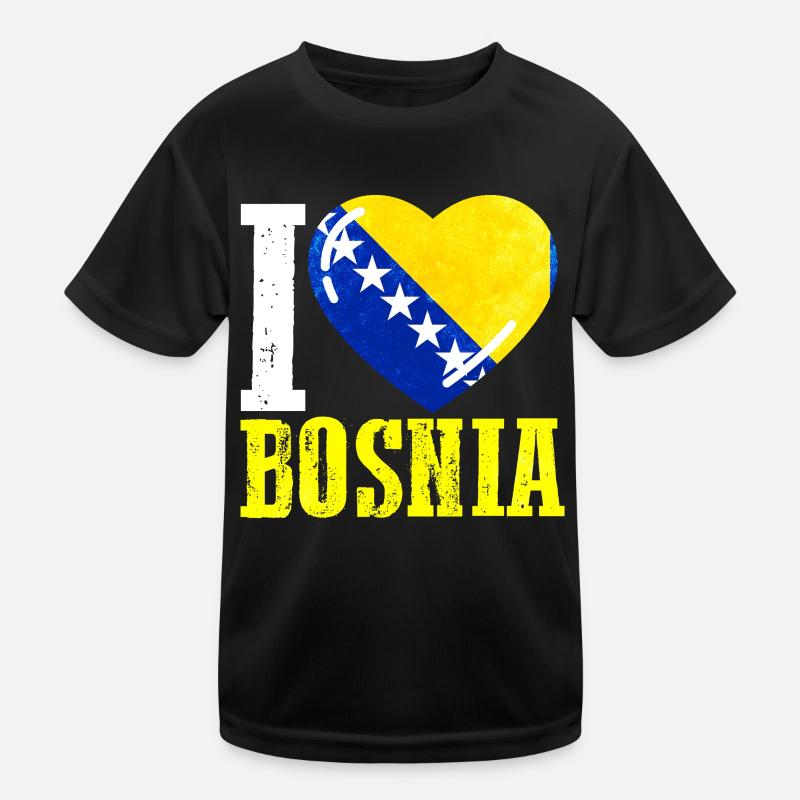 J’aime la Bosnie T-shirt sport Enfant