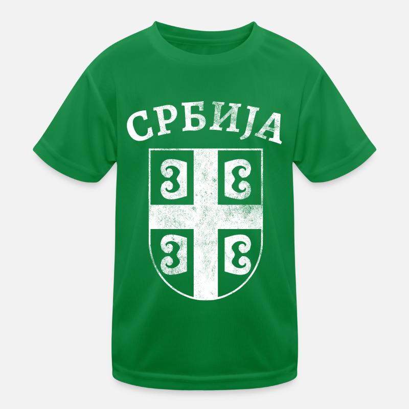 Serbie Cyrillique T-shirt sport Enfant