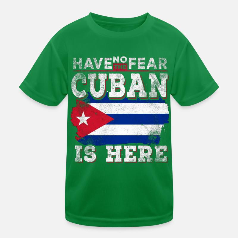 Funny Cuban Kids Functional T-Shirt