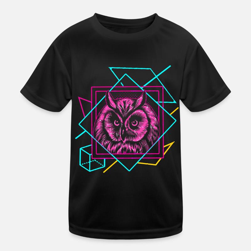 Eule Kinder Funktions-T-Shirt