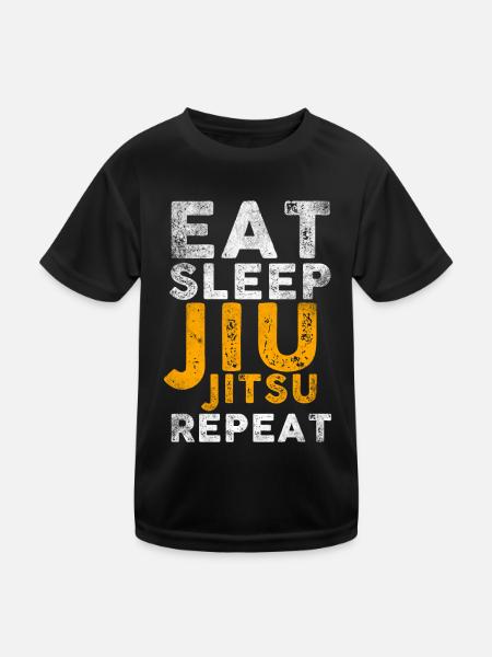 Jiu Jitsu - T-shirt sport Enfant - noir - Devant