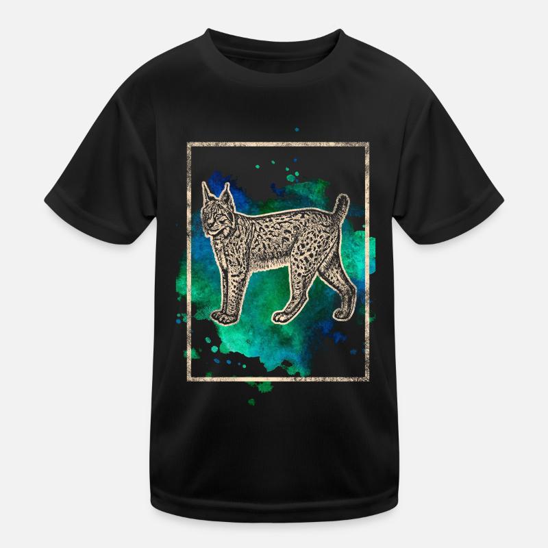 Luchs Kinder Funktions-T-Shirt