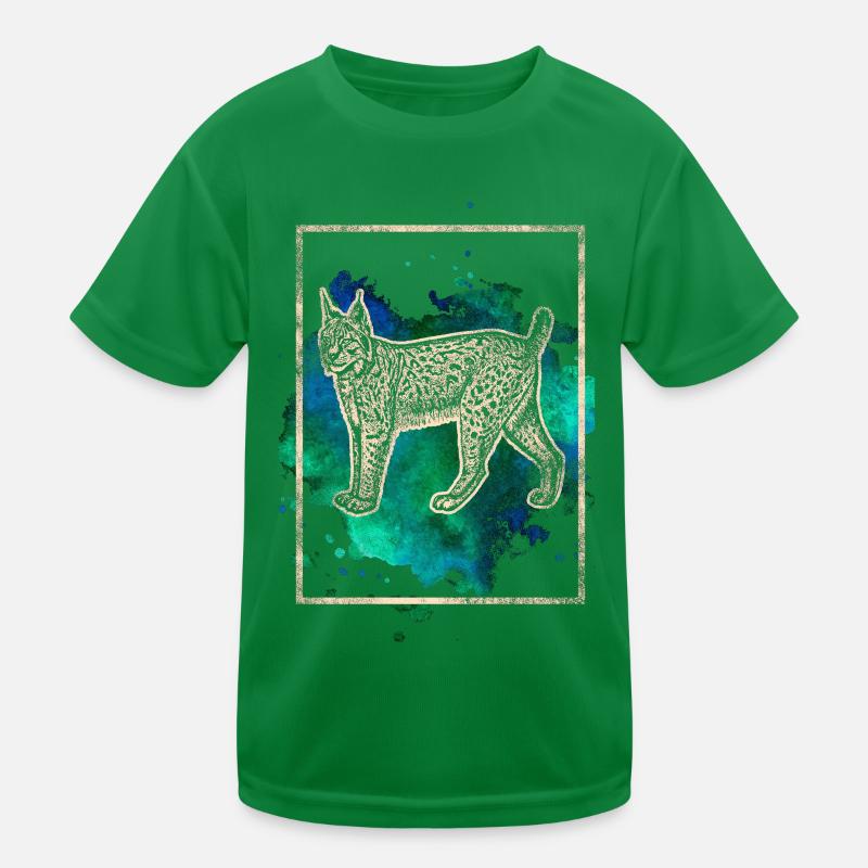 Luchs Kinder Funktions-T-Shirt