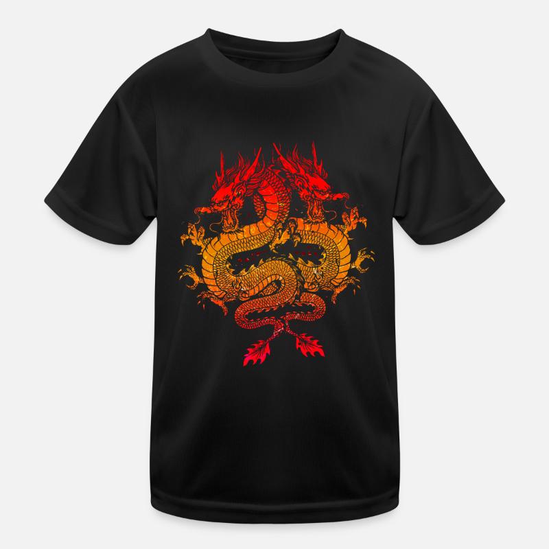 Drache Kinder Funktions-T-Shirt
