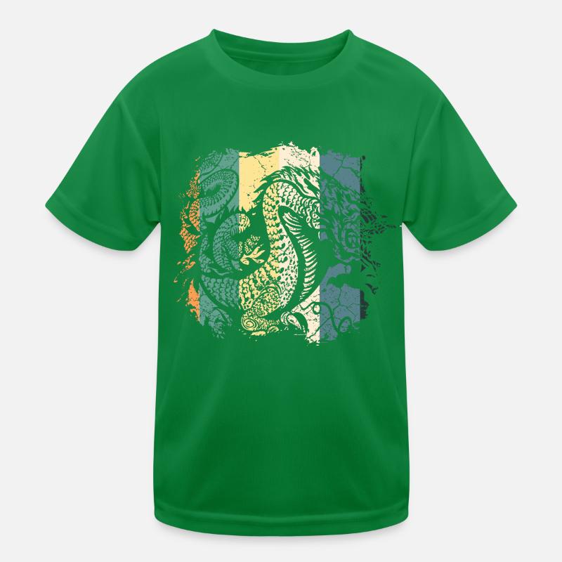 Drache Kinder Funktions-T-Shirt