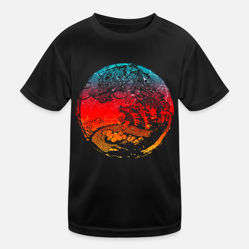 Dragon chinois T-shirt sport Enfant