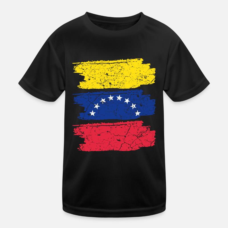 Venezuela Drapeau T-shirt sport Enfant