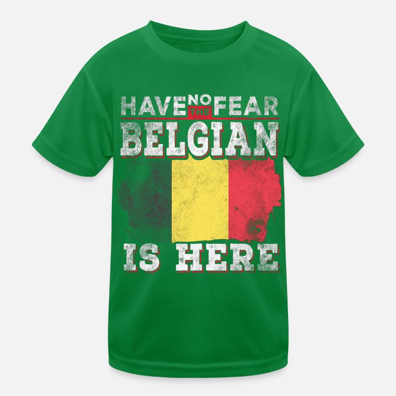 Funny Belgian Kids Functional T-Shirt
