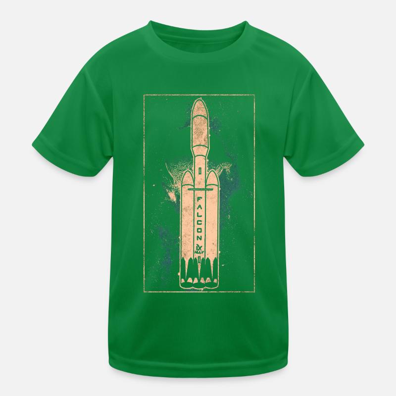 Falcon Heavy Rakete T-shirt sport Enfant